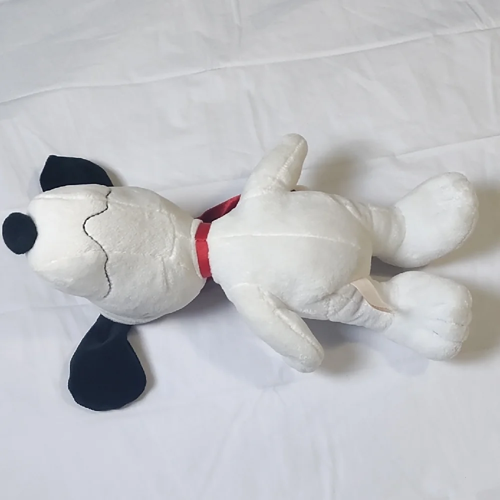 Festive White and‎ Red Plush Dog Toy